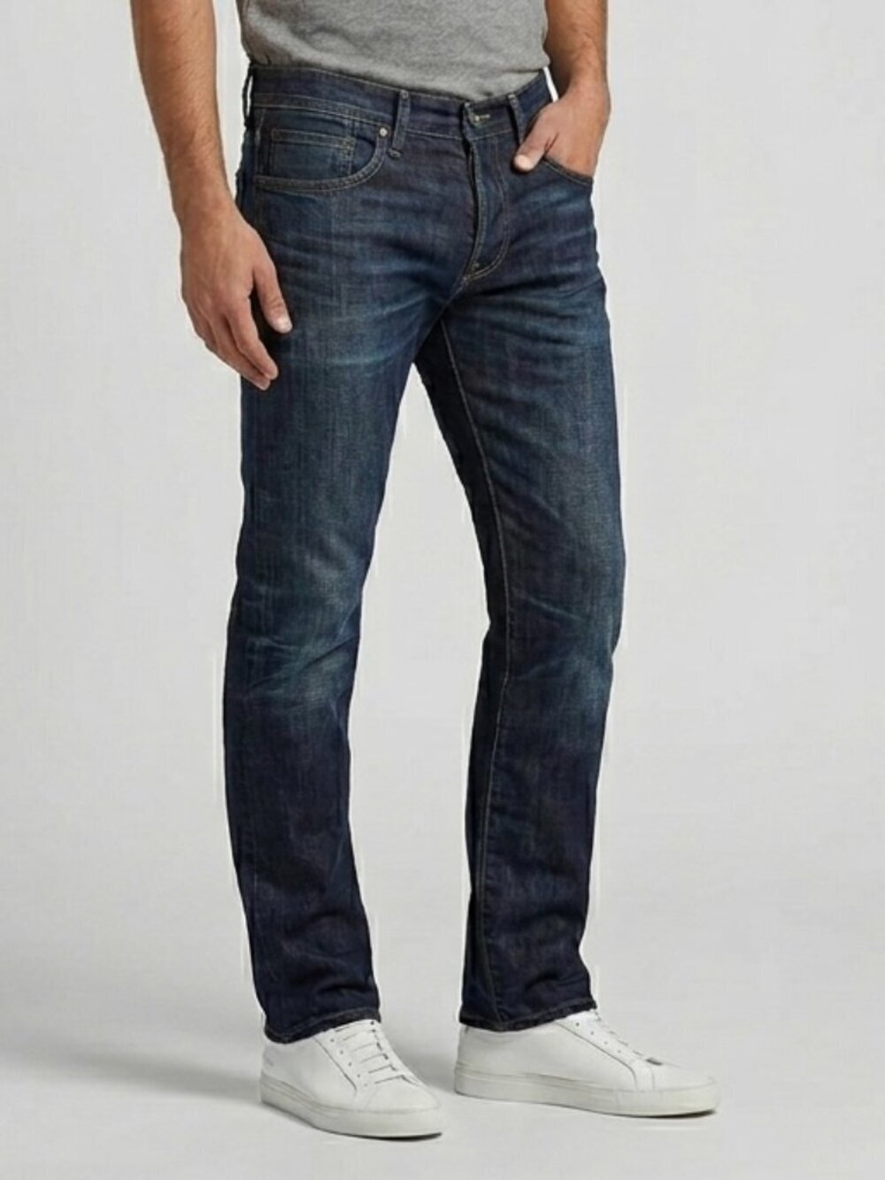 Tellason Dark Wash Low Rise Slim Straight Selvedge Jeans - 28 x 32.5" 🇺🇸